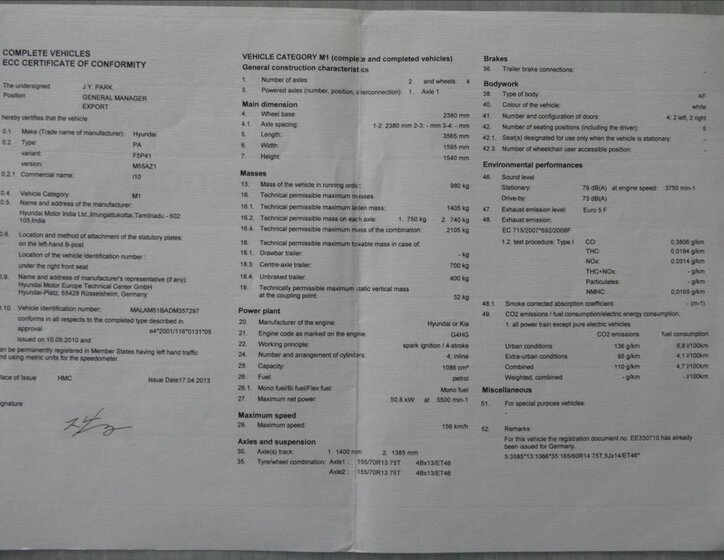 Hyundai i10 Hatchback 1,1 l 51 kw