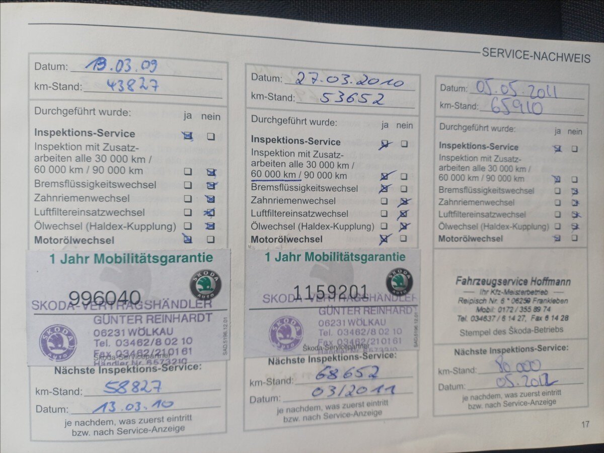 Škoda Fabia Hatchback 1,4 l 55 kw