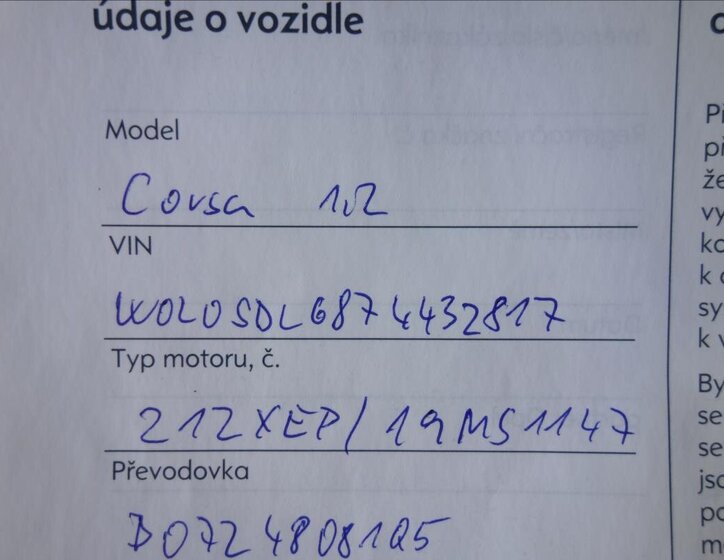 Opel Corsa Hatchback 1,2 l 59 kw