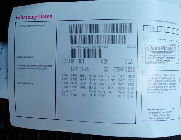 Škoda Octavia Kombi 1,2 l 77 kw