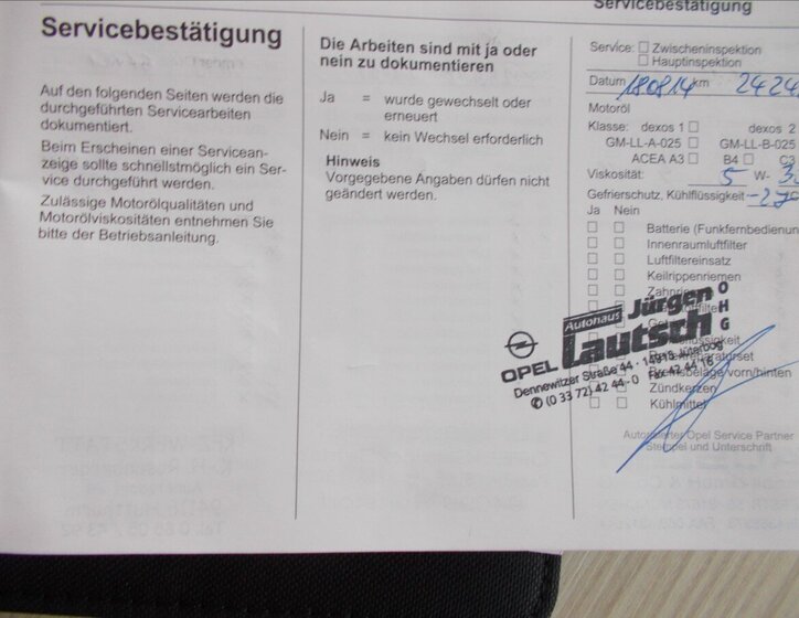 Opel Astra Sedan / Limuzína 1,4 l 103 kw