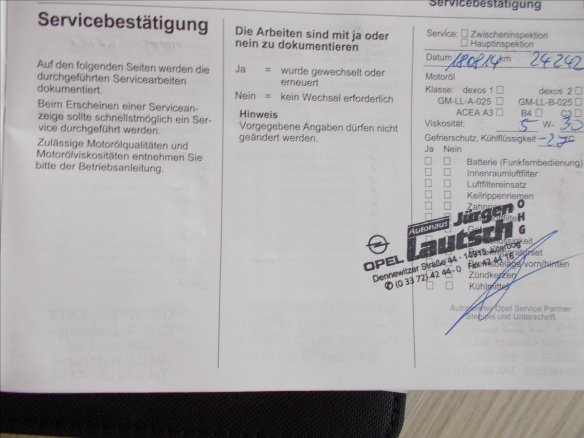 Opel Astra Sedan / Limuzína 1,4 l 103 kw