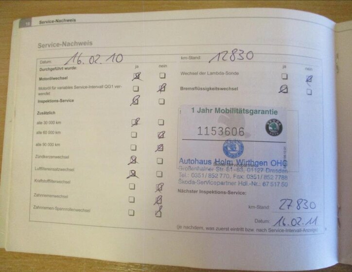 Škoda Fabia Kombi 1,4 l 55 kw