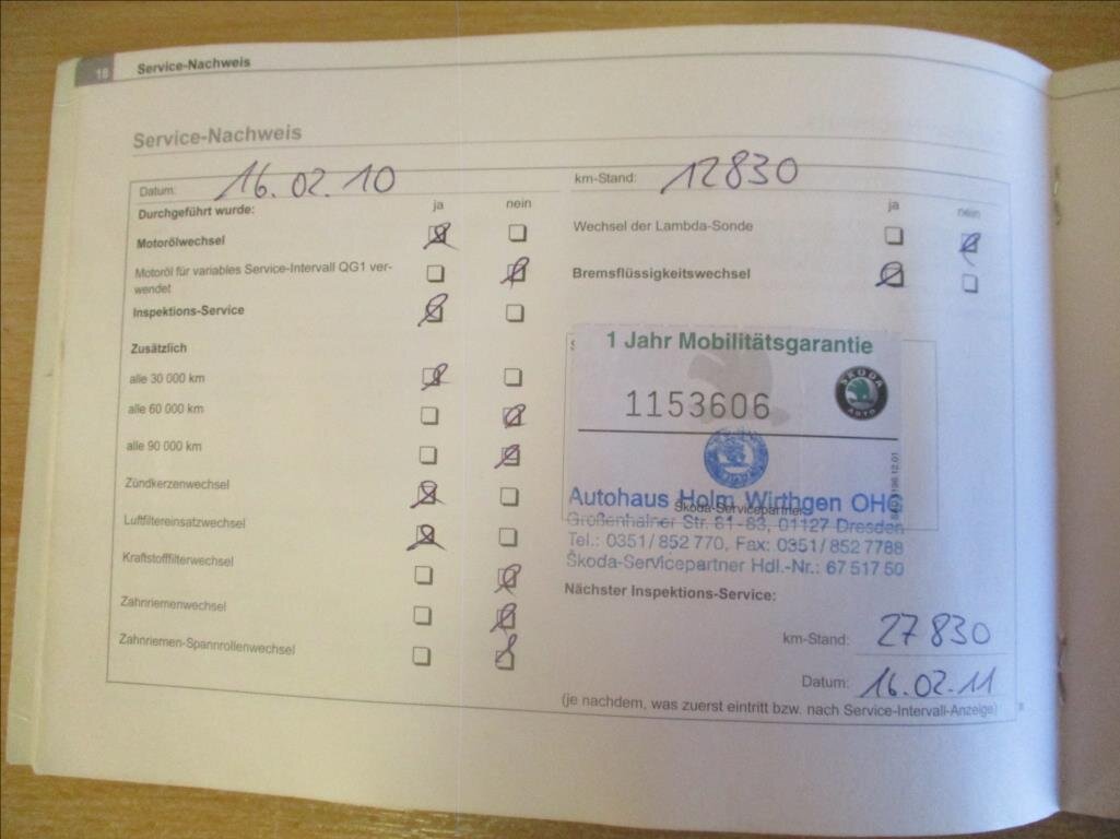 Škoda Fabia Kombi 1,4 l 55 kw