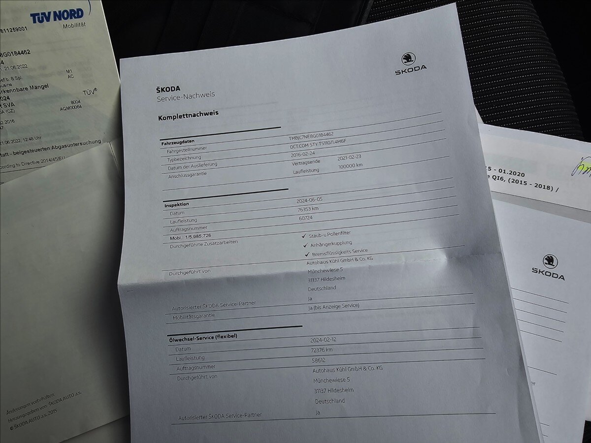 Škoda Octavia Kombi 1,4 l 110 kw