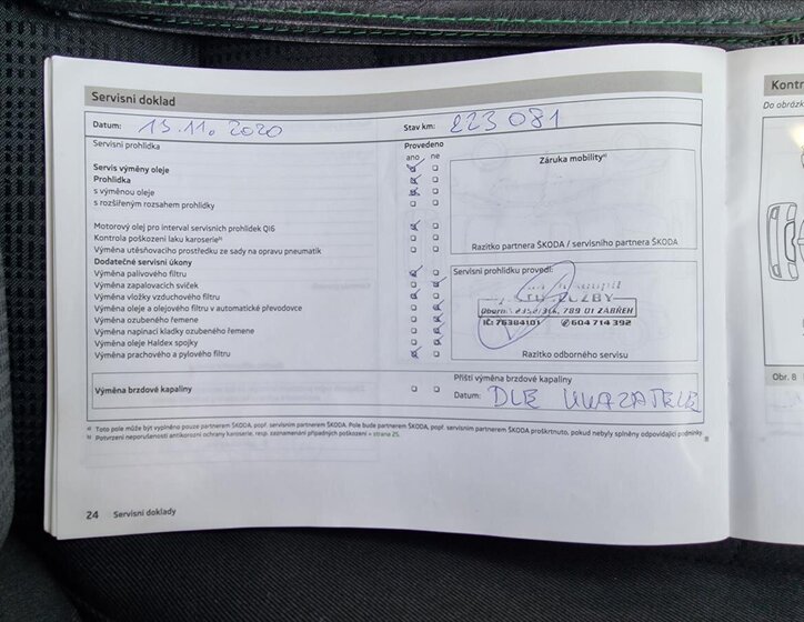 Škoda Octavia Sedan / Limuzína 2,0 l 110 kw