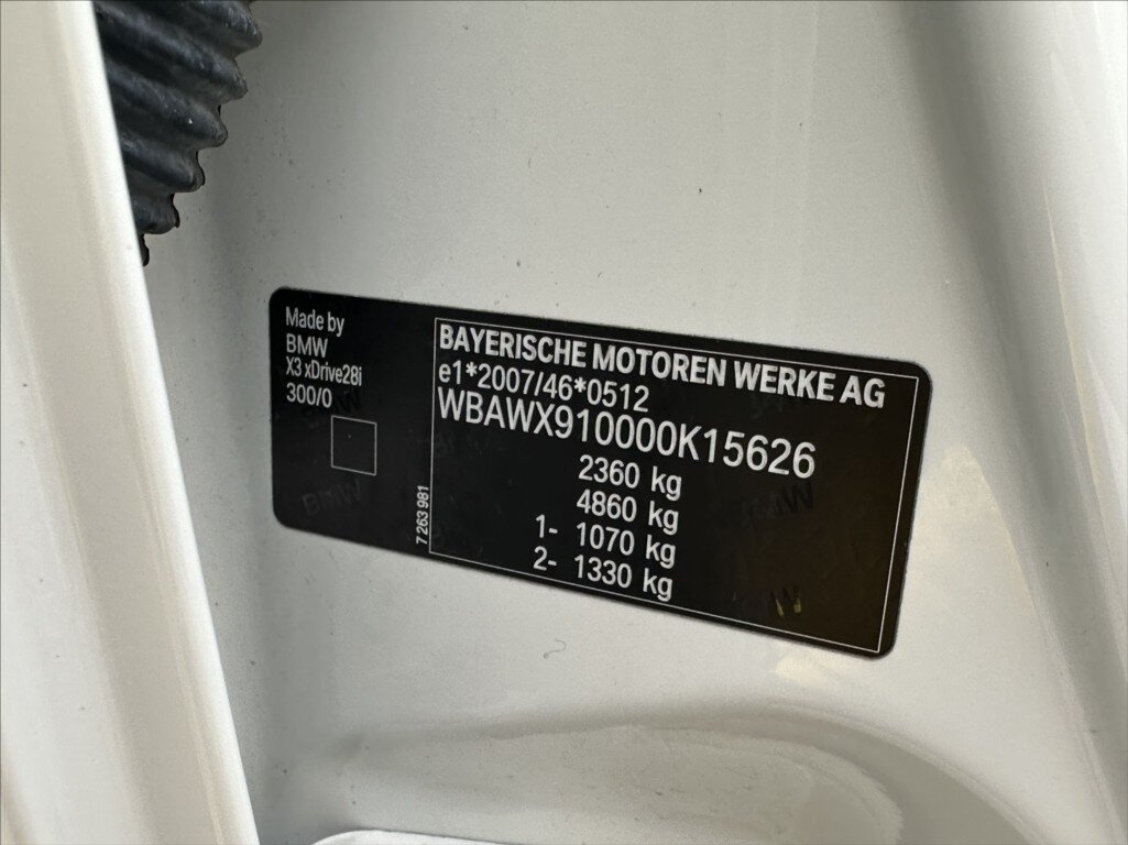 BMW X3 SUV / Terénní 2,0 l 180 kw