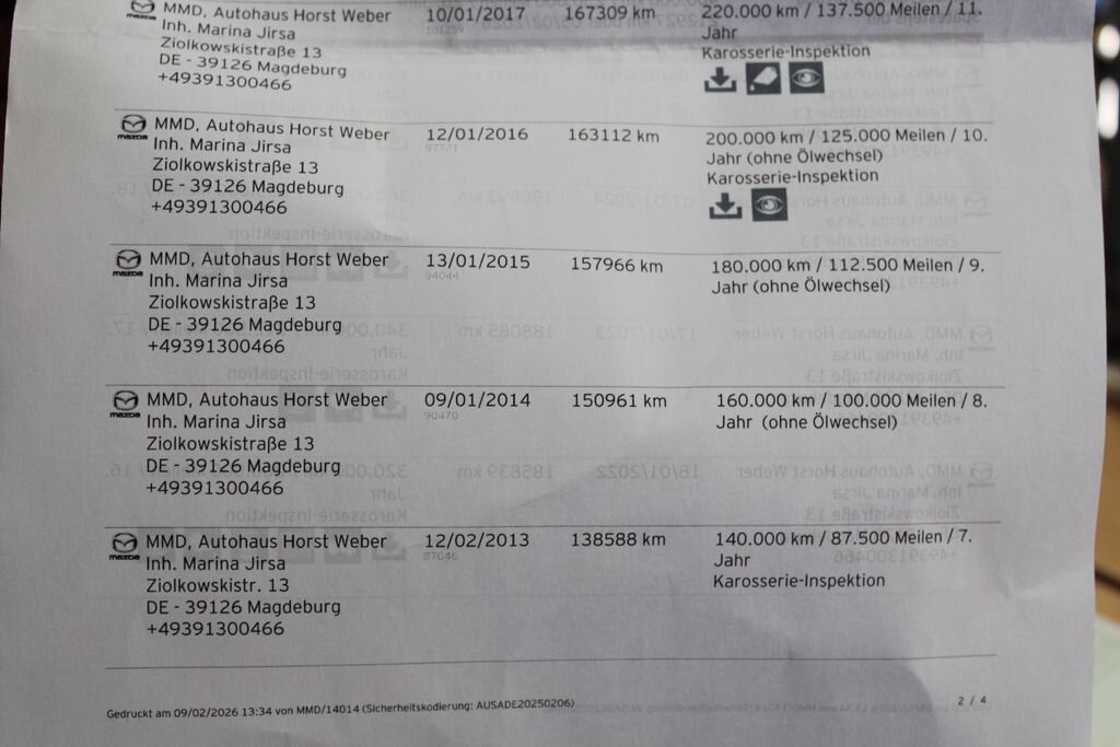 Mazda 6 Sedan / Limuzína 2,0 l 108 kw