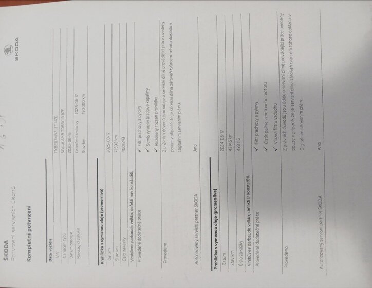 Škoda Scala Hatchback 1,6 l 85 kw