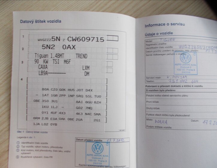 Volkswagen Tiguan MPV 1,4 l 90 kw