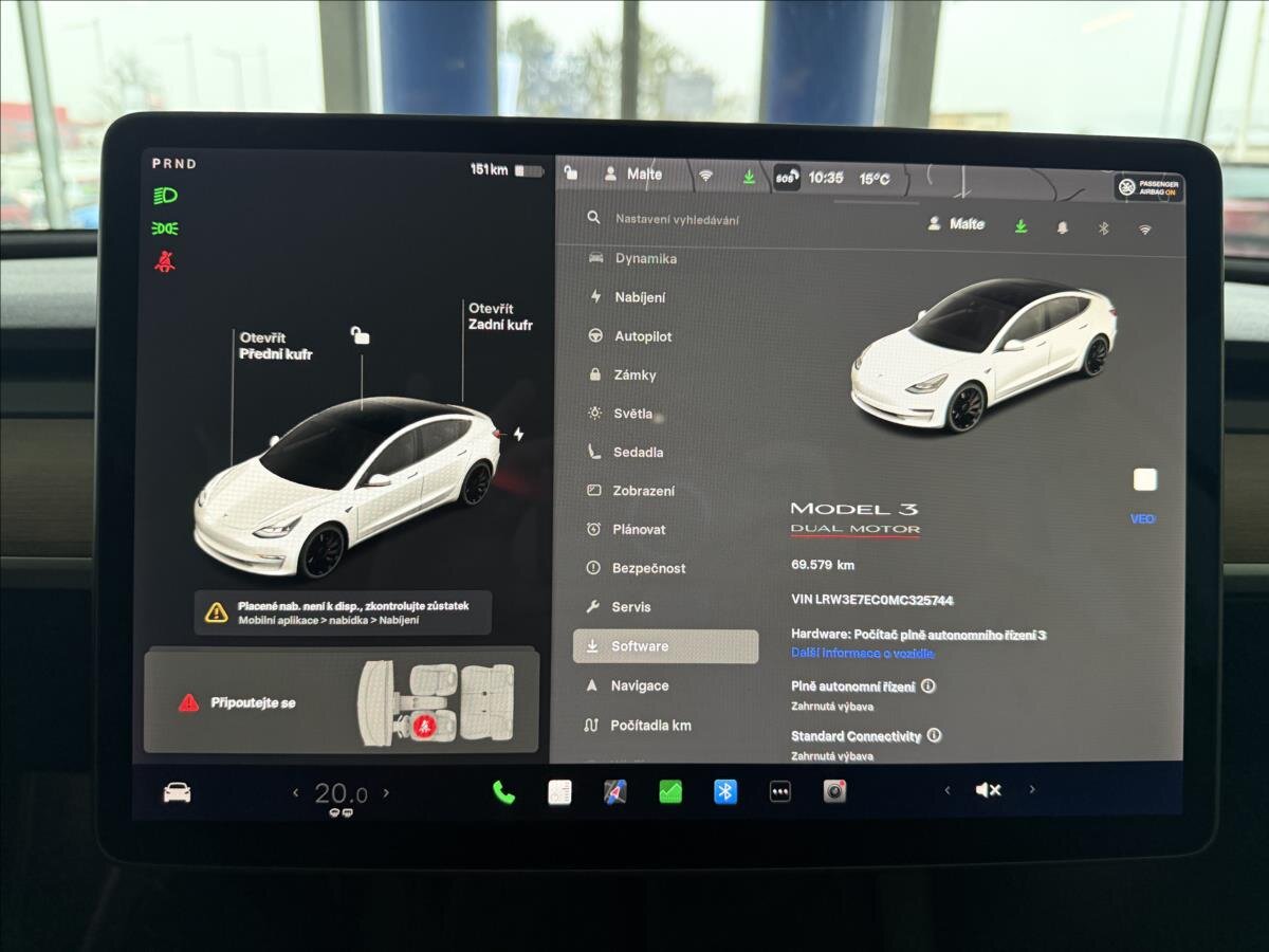 Tesla Model 3 Sedan / Limuzína 0,0 377 kw