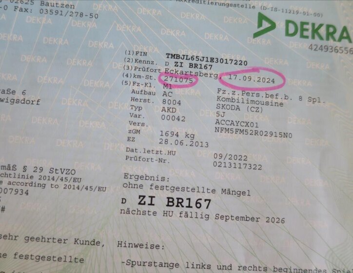 Škoda Fabia Kombi 1,6 l 77 kw