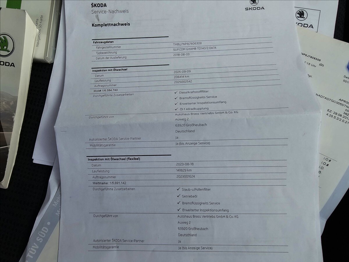 Škoda Superb Kombi 2,0 l 140 kw