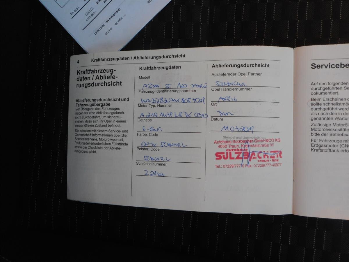 Opel Astra Kombi 1,6 l 81 kw