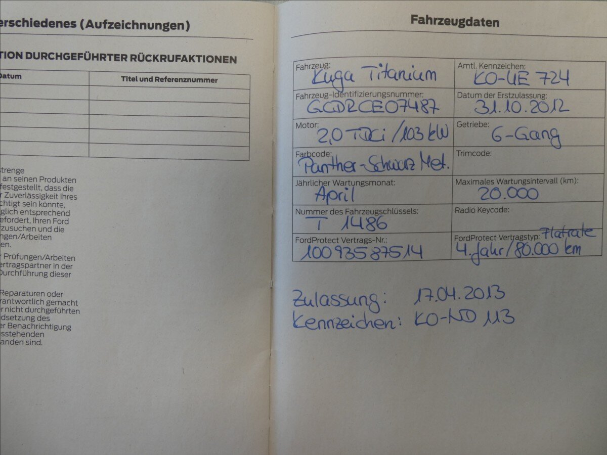 Ford Kuga SUV / Terénní 2,0 l 103 kw