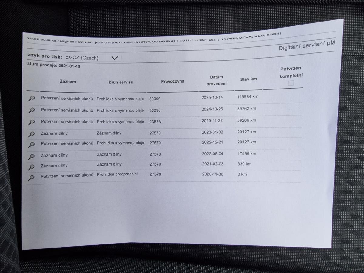 Škoda Octavia Sedan / Limuzína 1,5 l 110 kw