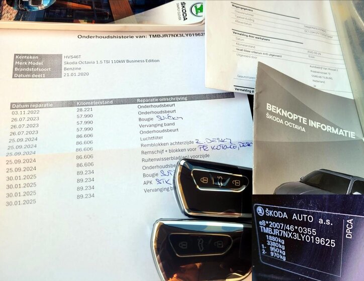 Škoda Octavia Kombi 1,5 l 110 kw