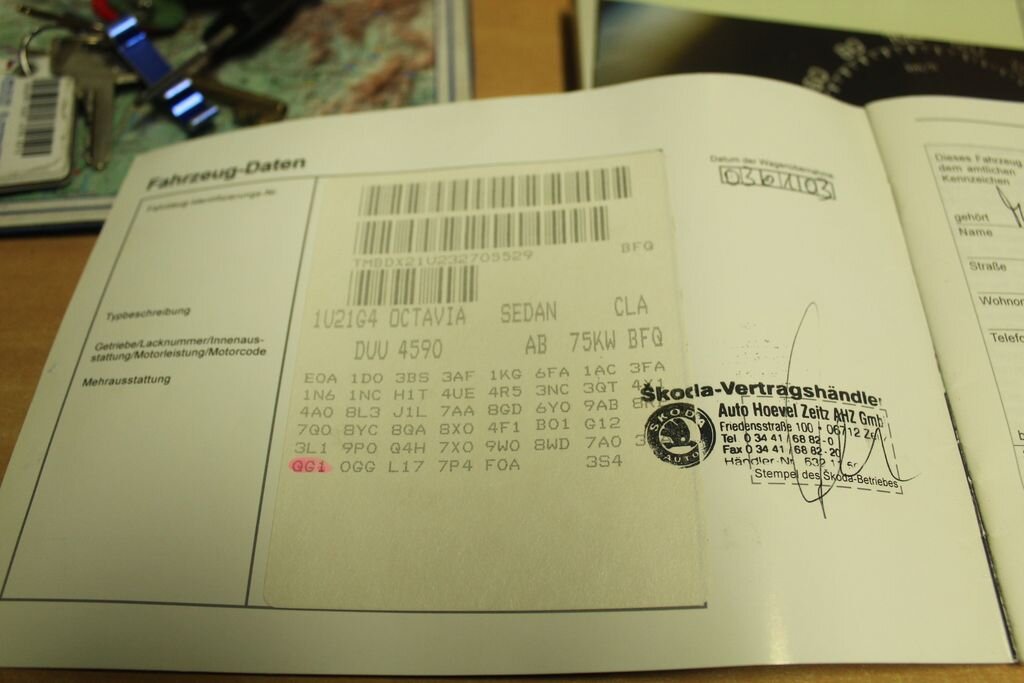 Škoda Octavia Liftback 1,6 l 75 kw