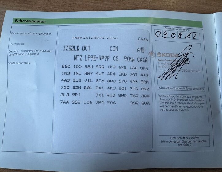 Škoda Octavia Kombi 1,4 l 90 kw