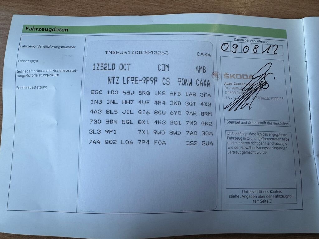 Škoda Octavia Kombi 1,4 l 90 kw