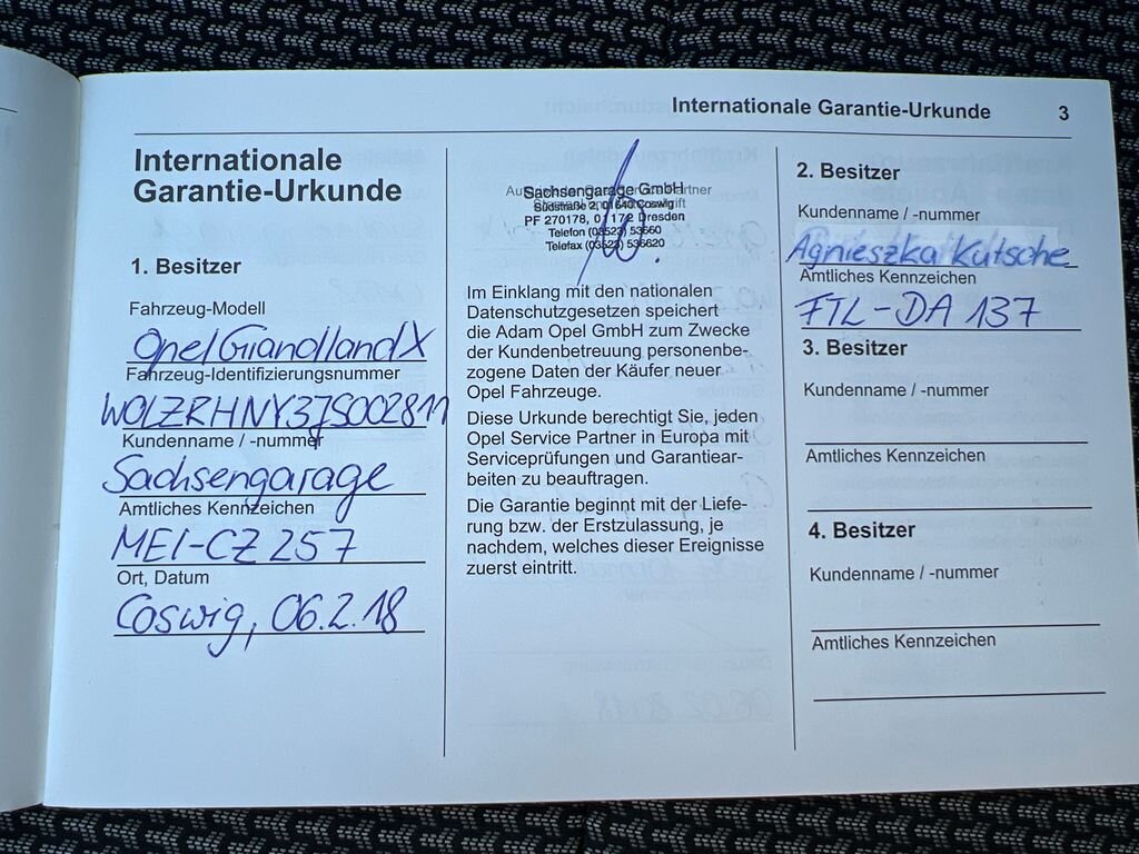 Opel Grandland X Hatchback 1,2 l 96 kw