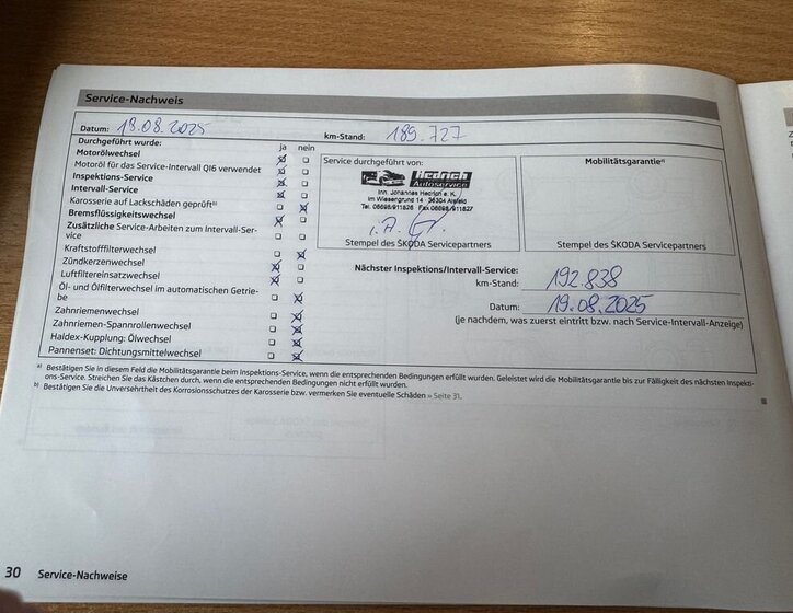 Škoda Octavia Kombi 1,2 l 77 kw