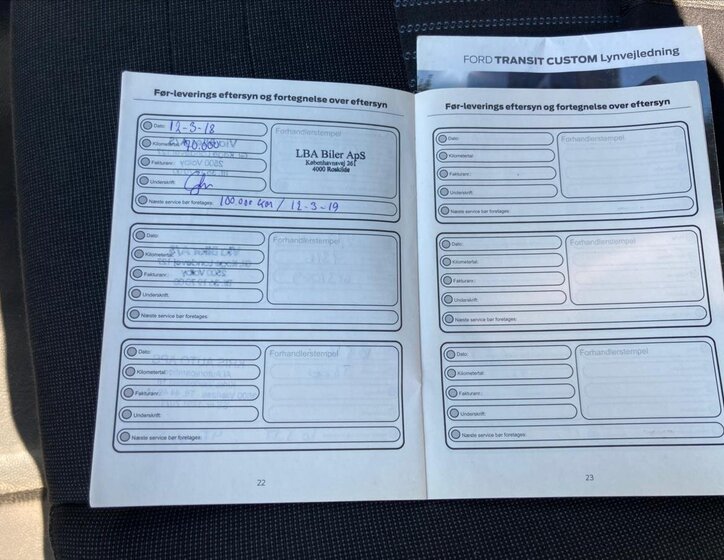 Ford Transit Custom VAN / Minibus 2,2 l 74 kw