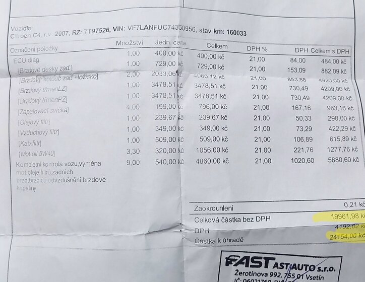 Citroën C4 Kupé 1,6 l 80 kw