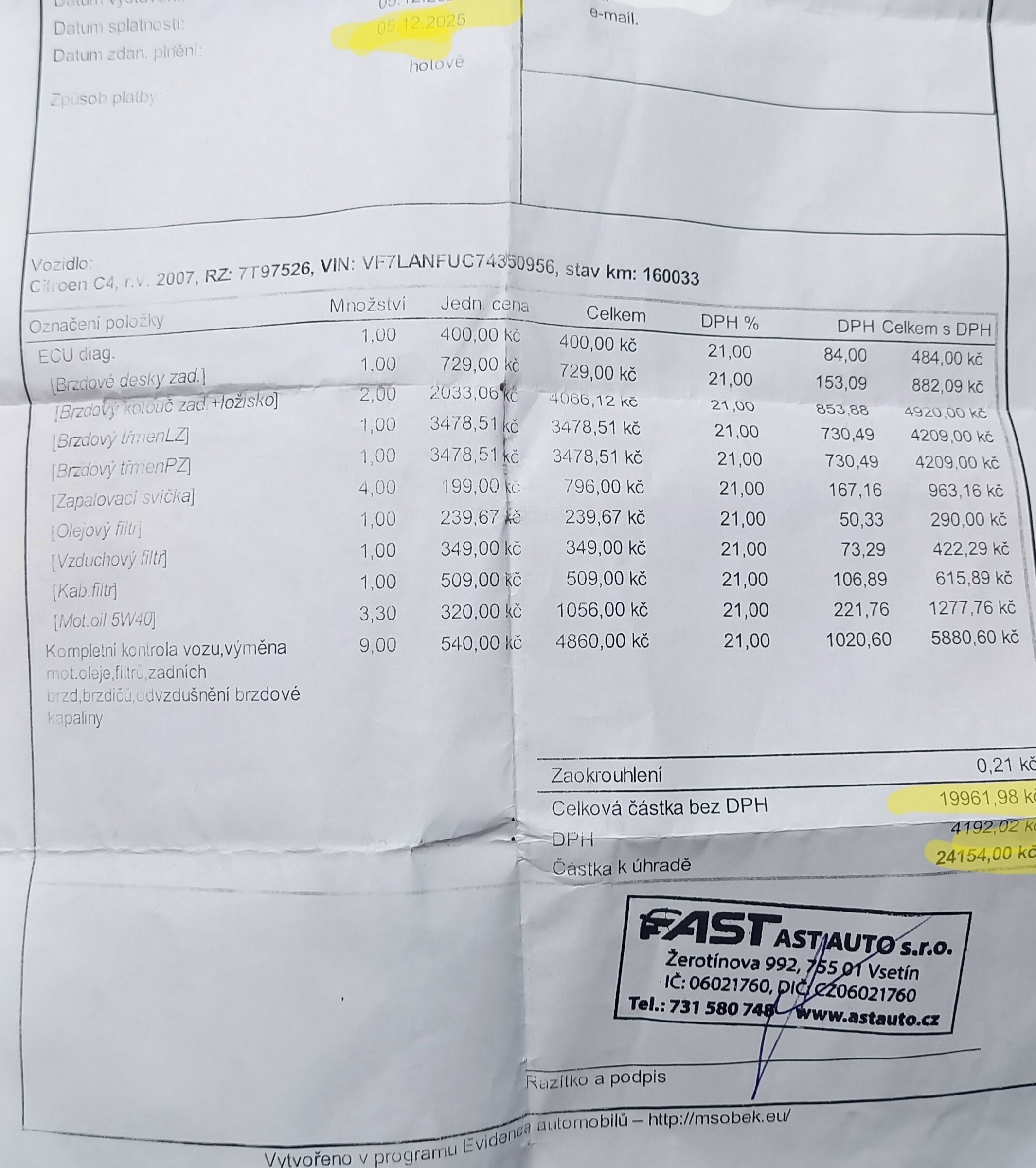 Citroën C4 Kupé 1,6 l 80 kw