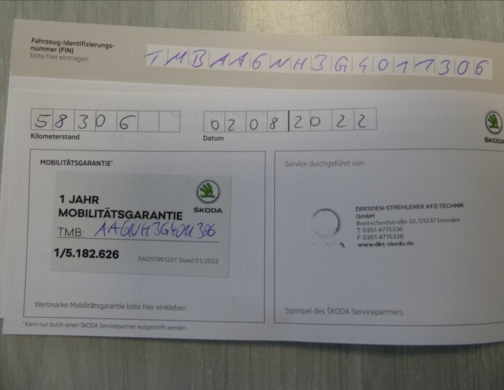 Škoda Rapid Sedan / Limuzína 1,2 l 66 kw