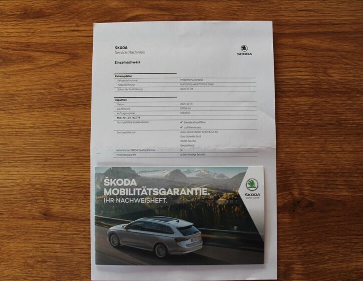 Škoda Superb Kombi 2,0 l 110 kw
