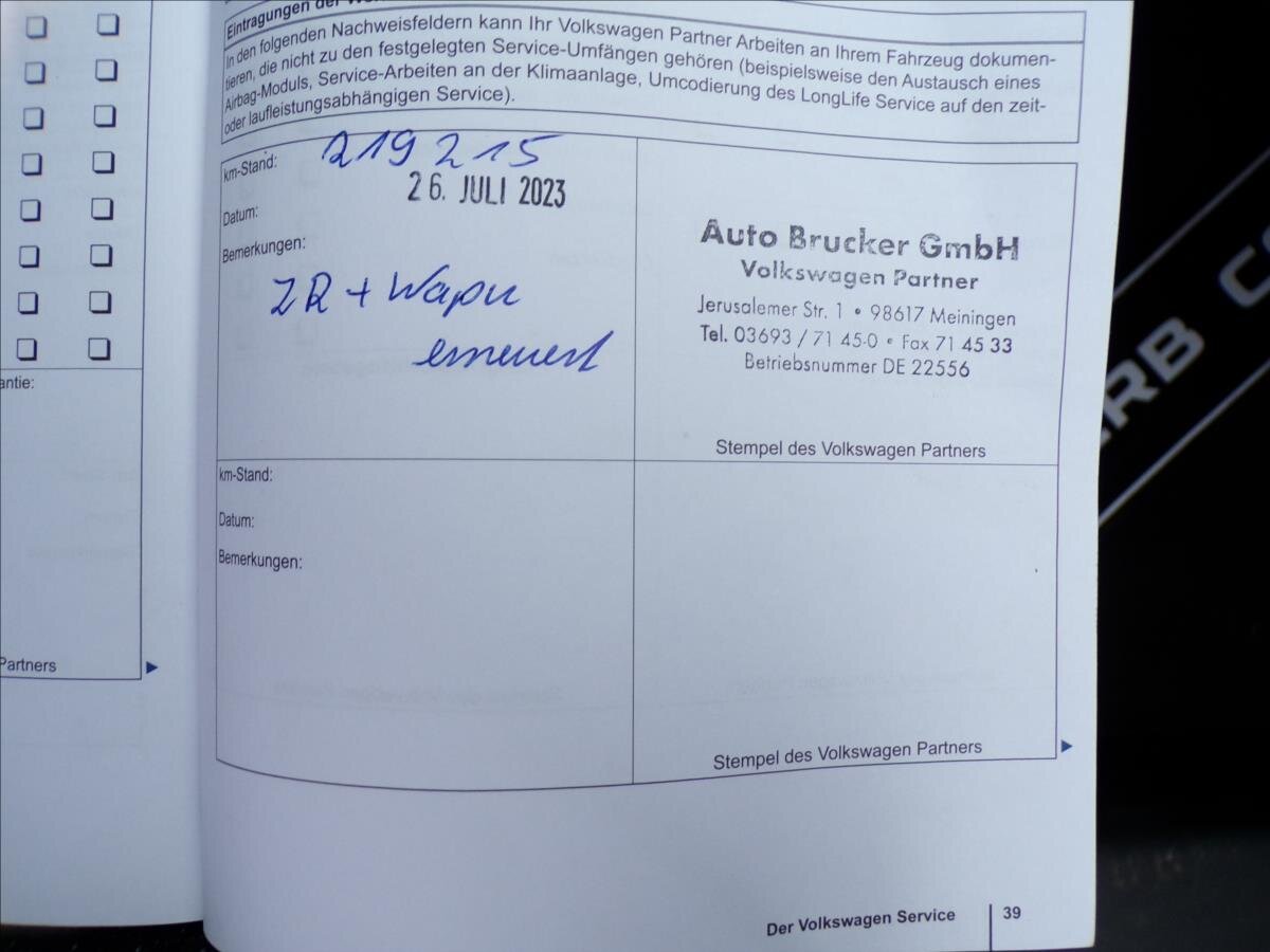 Volkswagen Touran Kombi 2,0 l 103 kw