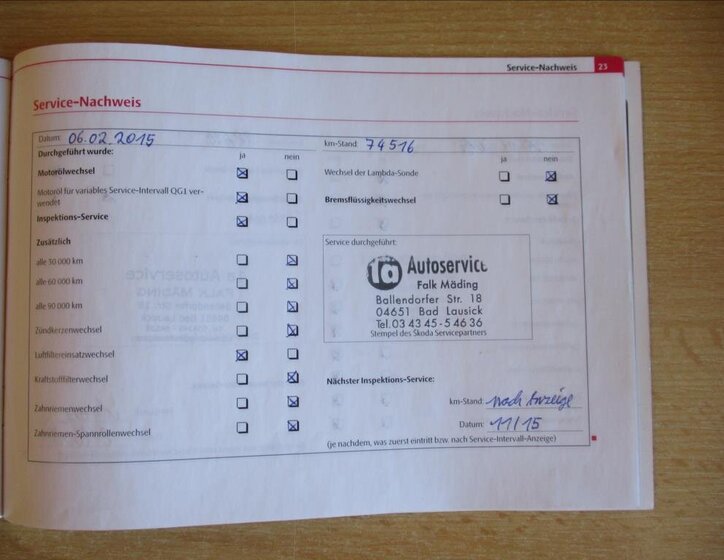 Škoda Octavia Liftback 1,6 l 75 kw