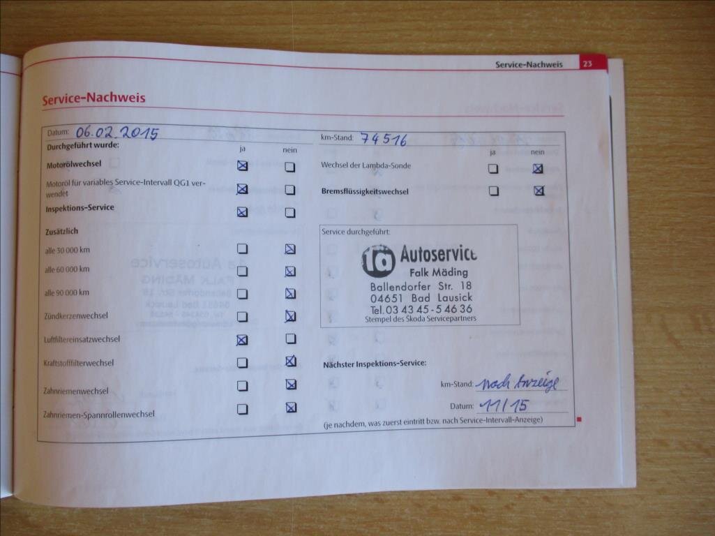 Škoda Octavia Liftback 1,6 l 75 kw