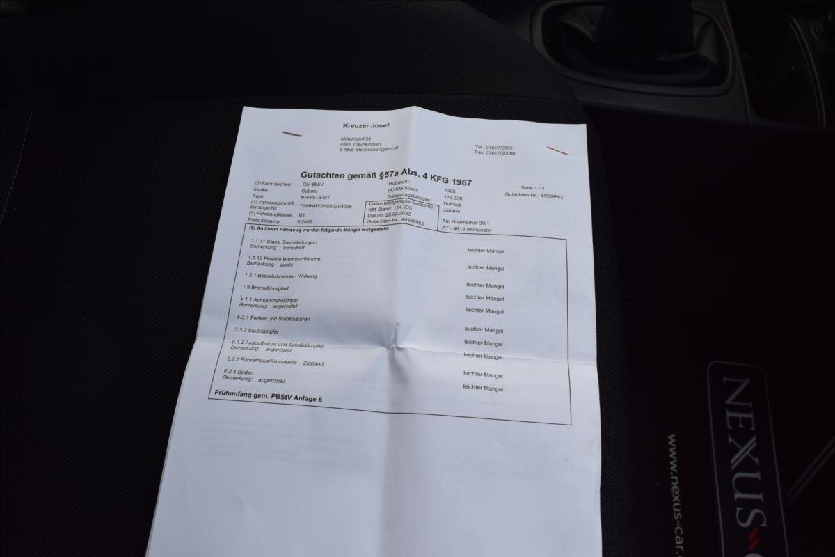 Subaru Justy Hatchback 1,3 l 66 kw