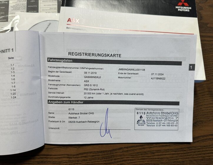 Mitsubishi ASX SUV 2,0 l 110 kw