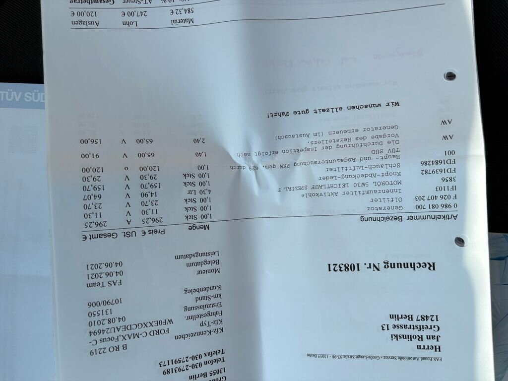 Ford C-MAX Kombi 1,8 l 92 kw