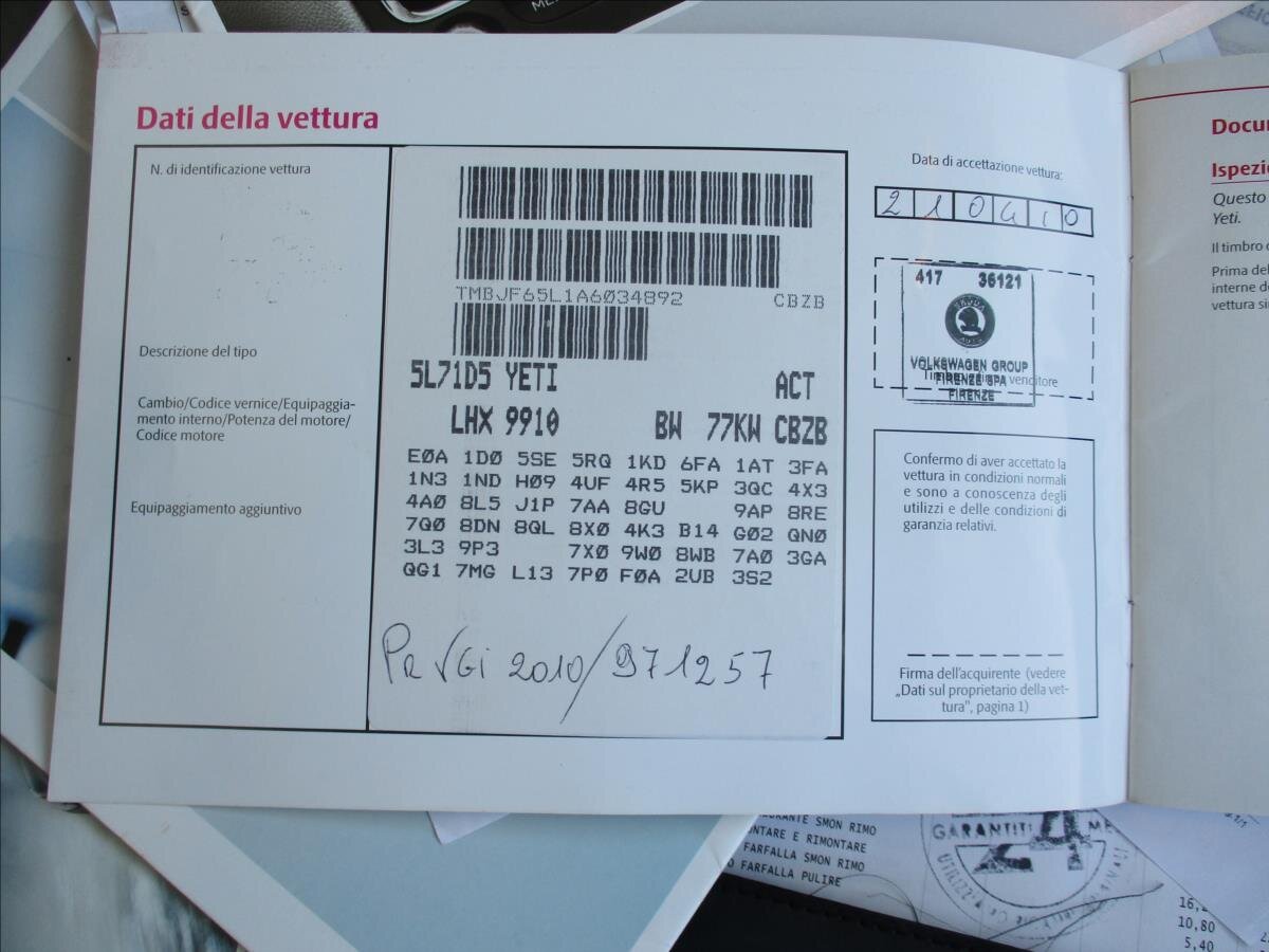 Škoda Yeti Kombi 1,2 l 77 kw