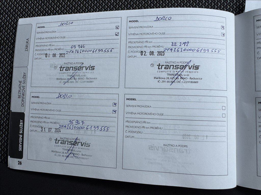 Fiat Dobló cargo Skříň 1,4 l 70 kw