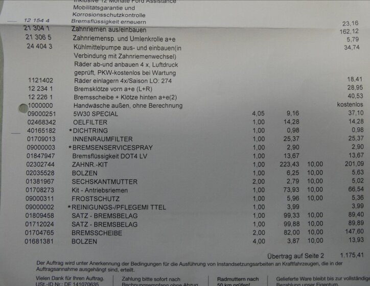 Ford Focus Kombi 1,6 l 92 kw