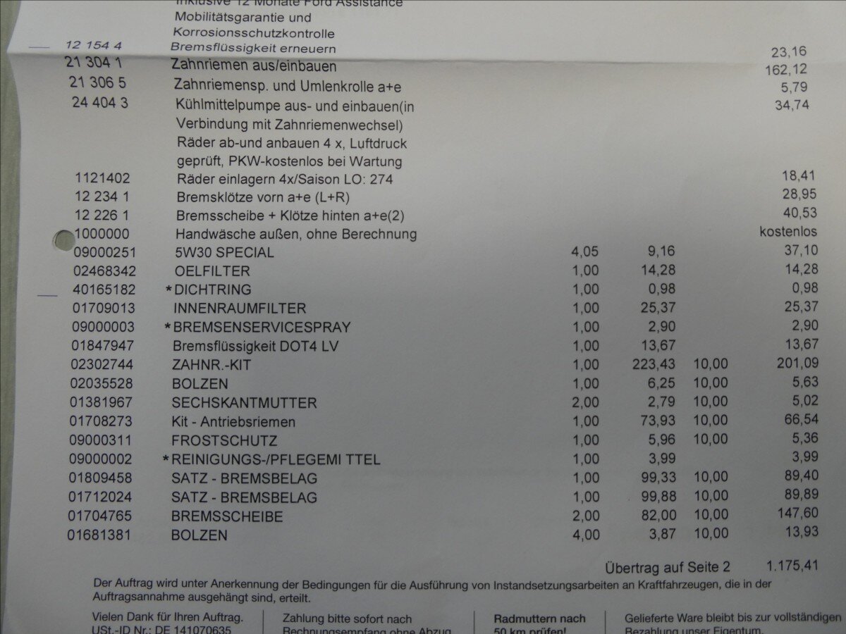 Ford Focus Kombi 1,6 l 92 kw
