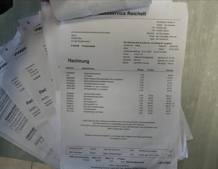 Škoda Superb Kombi 1,4 l 92 kw