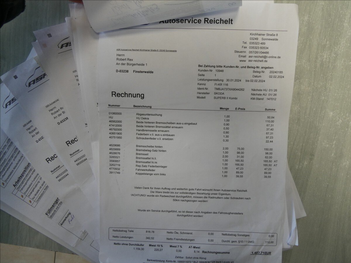 Škoda Superb Kombi 1,4 l 92 kw