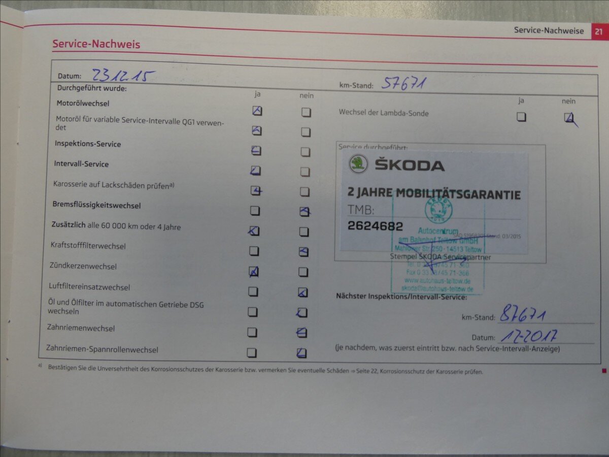 Škoda Octavia Kombi 1,4 l 90 kw