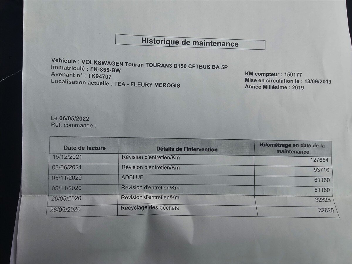 Volkswagen Touran Kombi 2,0 l 110 kw