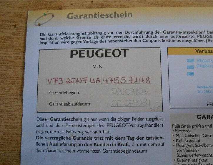 Peugeot 206 Kabriolet 1,6 l 80 kw