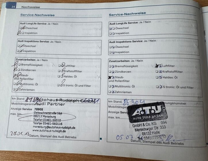 Audi A4 Sedan / Limuzína 1,8 l 88 kw