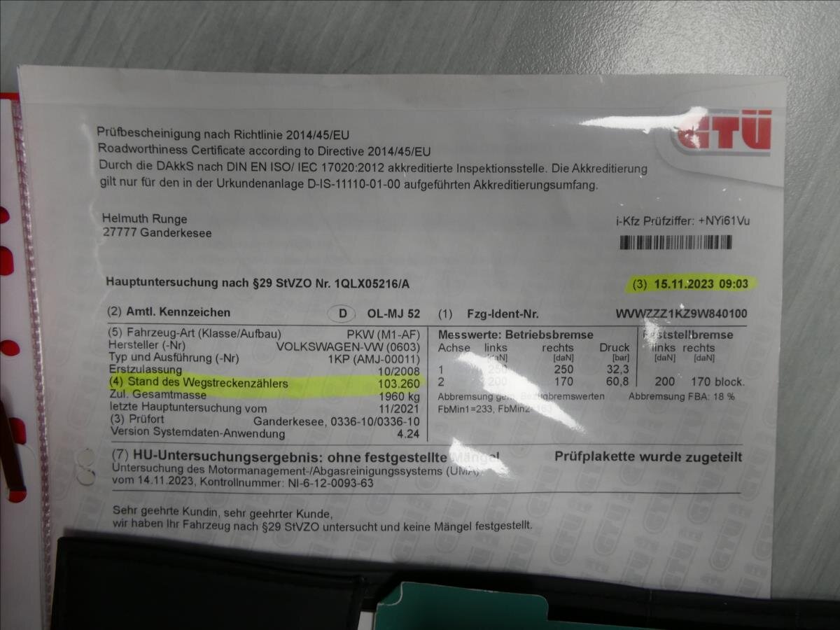 Volkswagen Golf Plus MPV 1,4 l 90 kw