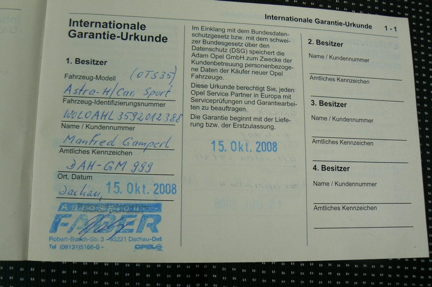 Opel Astra Kombi 2,0 l 147 kw