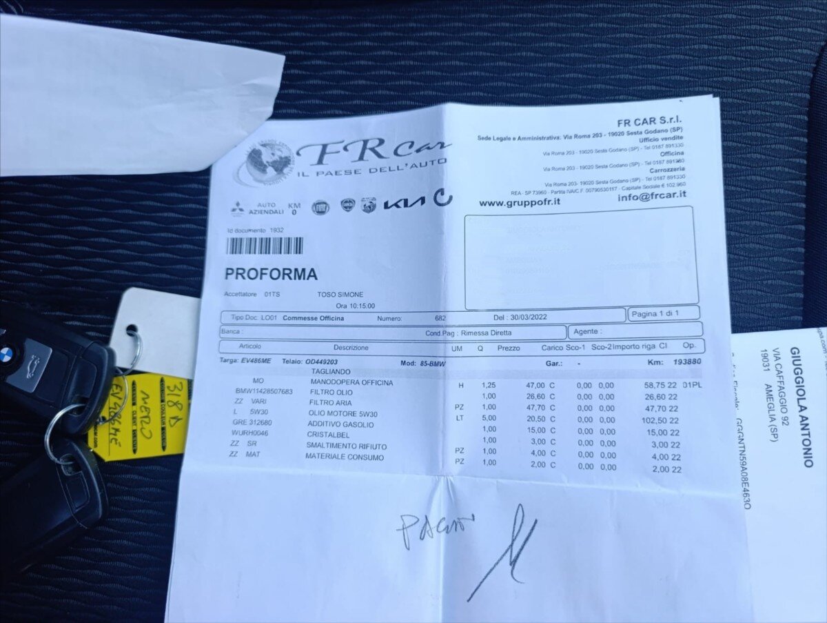 BMW Řada 3 Liftback 2,0 l 105 kw